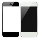 Smartphone Black And White Stock Photo