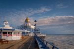 Eastbourne, East Sussex/uk - January 7 : View Of Eastbourne Pier Stock Photo