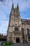 View Of Canterbury Cathedral Stock Photo