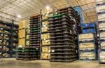 Interior Of New Large And Modern Warehouse Space Stock Photo