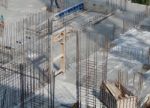 Construction Of A Residential Building In A Building  Stock Photo