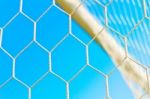 Soccer Net Stock Photo