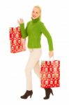 Christmas Shopping Stock Photo