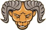 Ram Head Isolated Cartoon Stock Photo