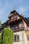 Sinaia, Wallachia/romania - September 21 : Exterior View Of Pele Stock Photo