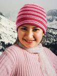 Woman With Hat And Scarf Stock Photo