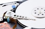 Close Up Harddisk Drive Stock Photo