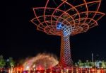 Tree Of Life At Expo In Milan Italy Stock Photo