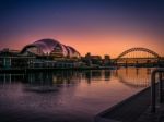 Gateshead, Tyne And Wear/uk - January 20 : View Of The Sage Buil Stock Photo