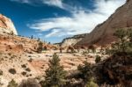 Ancient Escarpment In Zion National Park Stock Photo