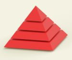 Hierarchy Pyramid Stock Photo