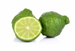 Bergamot Isolated White Background Stock Photo