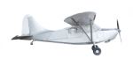 Old Classic Plane Isolated White Background Stock Photo