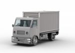 Small Truck For Goods Transporting Stock Photo