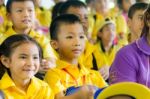 Primary Students Visit The Zoo, In The Jul 27, 2016. Bangkok Thailand Stock Photo