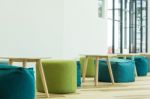 Chair And Table Interior Modern Design Stock Photo