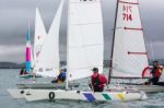 Appledore, Devon/uk - August 14 : Sailing In The Torridge And Ta Stock Photo