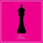 The King Chess Piece On Pink Background Stock Photo