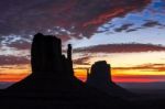 Scenic View Of Monument Valley Utah Usa Stock Photo