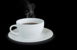 White Coffee Cup Stock Photo