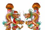 Dragon Chinese In Thailand Country Stock Photo