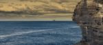 View Of Devils Kitchen Beach, Tasmania Stock Photo