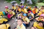 Primary Students Visit The Zoo, In The Jul 27, 2016. Bangkok Thailand Stock Photo