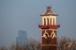 Guys And St Thomas Hospital Tower In Lambeth Stock Photo