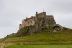 View Of Lindisfarne Castle Stock Photo