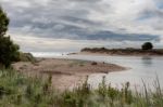 Scenic View Of The River Aln  Estuary Stock Photo