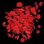 Stream Of Blood Cells Stock Photo