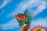 Dragon Chinese In Thailand Stock Photo