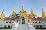 Beautiful Golden Pagoda Stock Photo