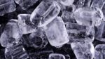 Ice Cubes Background Stock Photo