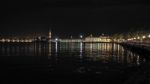 View Across The River Garonne In Bordeaux At Night Stock Photo