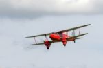 De Havilland Dh90 Dragonfly At Shoreham Airshow Stock Photo