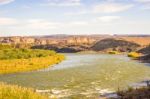 Orange River Namibia And South Africa Border Stock Photo