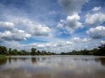 View Of The Lake At Hever Castle Stock Photo