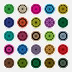 Bicycle Wheels Sticker  Illustration Stock Photo