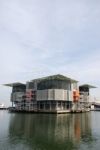 Modern Oceanarium Building In Lisbon, Portugal Stock Photo