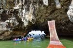 Tham Lod Cave Phang Nga Bay Stock Photo