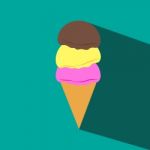 Icecream Cone  Icon Stock Photo