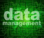 Management Data Represents Organization Authority And Managing Stock Photo