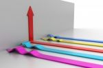 3d Arrows Stock Photo