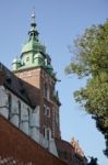 Wawel Cathedral In Krakow Poland Stock Photo