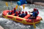 Water Sports At The Cardiff International White Water Centre Stock Photo