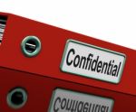 Confidential File Stock Photo