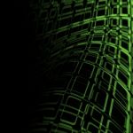 Green Futuristic Background Stock Photo