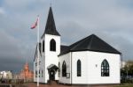 Ex Norwegian Church Now A Cafe In Cardiff Bay Stock Photo