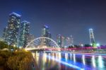 Incheon, South Korea - September 19 : Songdo Central Park Is The Green Space Plan,inspired By Nyc. Photo Taken September 19,2015 In Incheon, South Korea Stock Photo